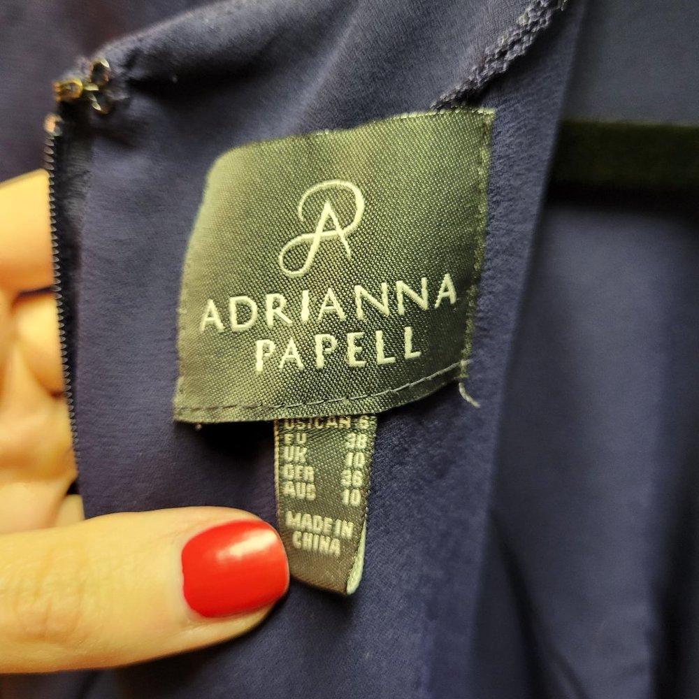 Adrianna papell navy dress